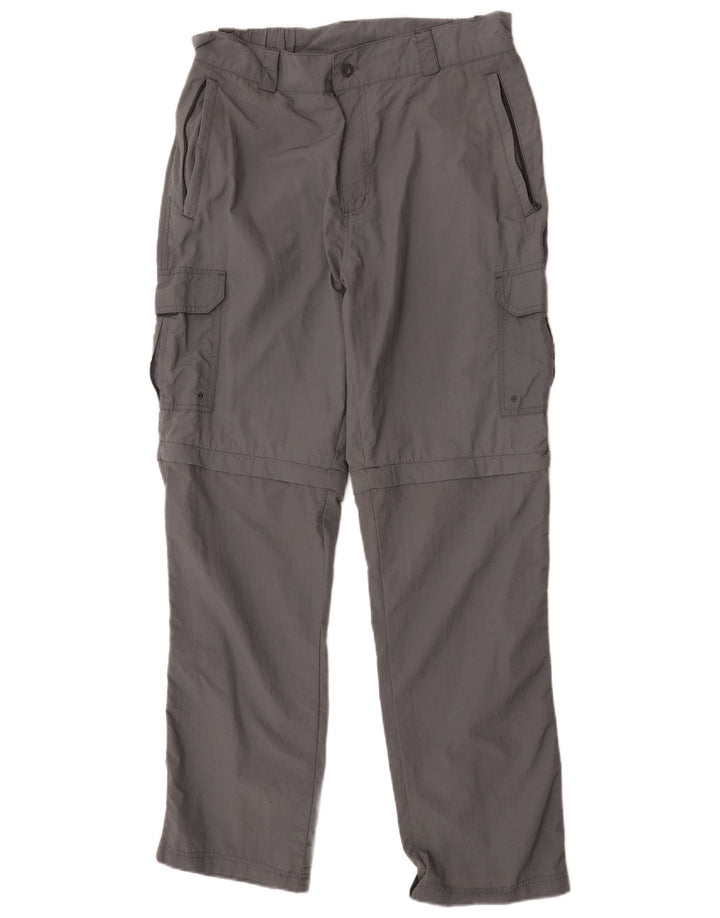Pantalones cargo rectos para hombre de Mountain Warehouse W34 L31 Nylon gris