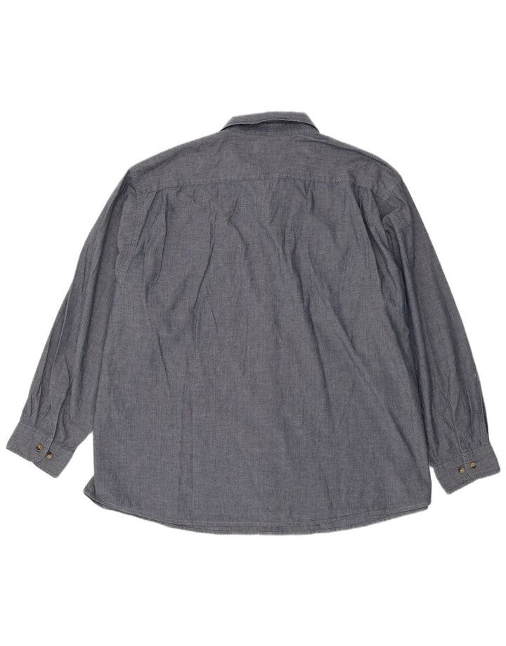 WRANGLER Camisa Hombre 3XL Azul Marino Algodón