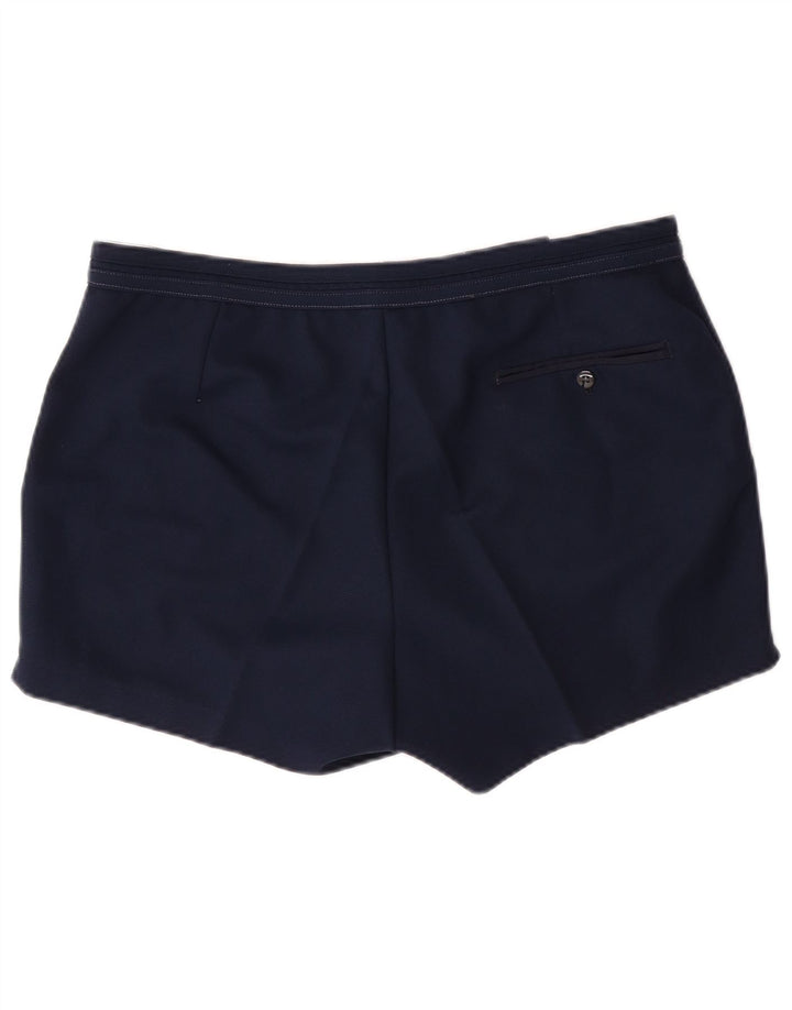 Sergio Tacchini Pantalones cortos chinos para hombre W36 Grande Azul marino