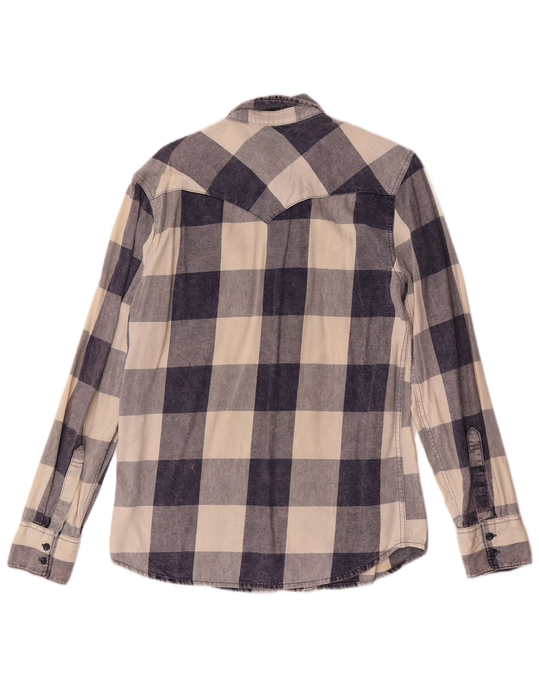 Levi's Hombre Camisa De Franela Pequeña De Algodón A Cuadros Azul Marino