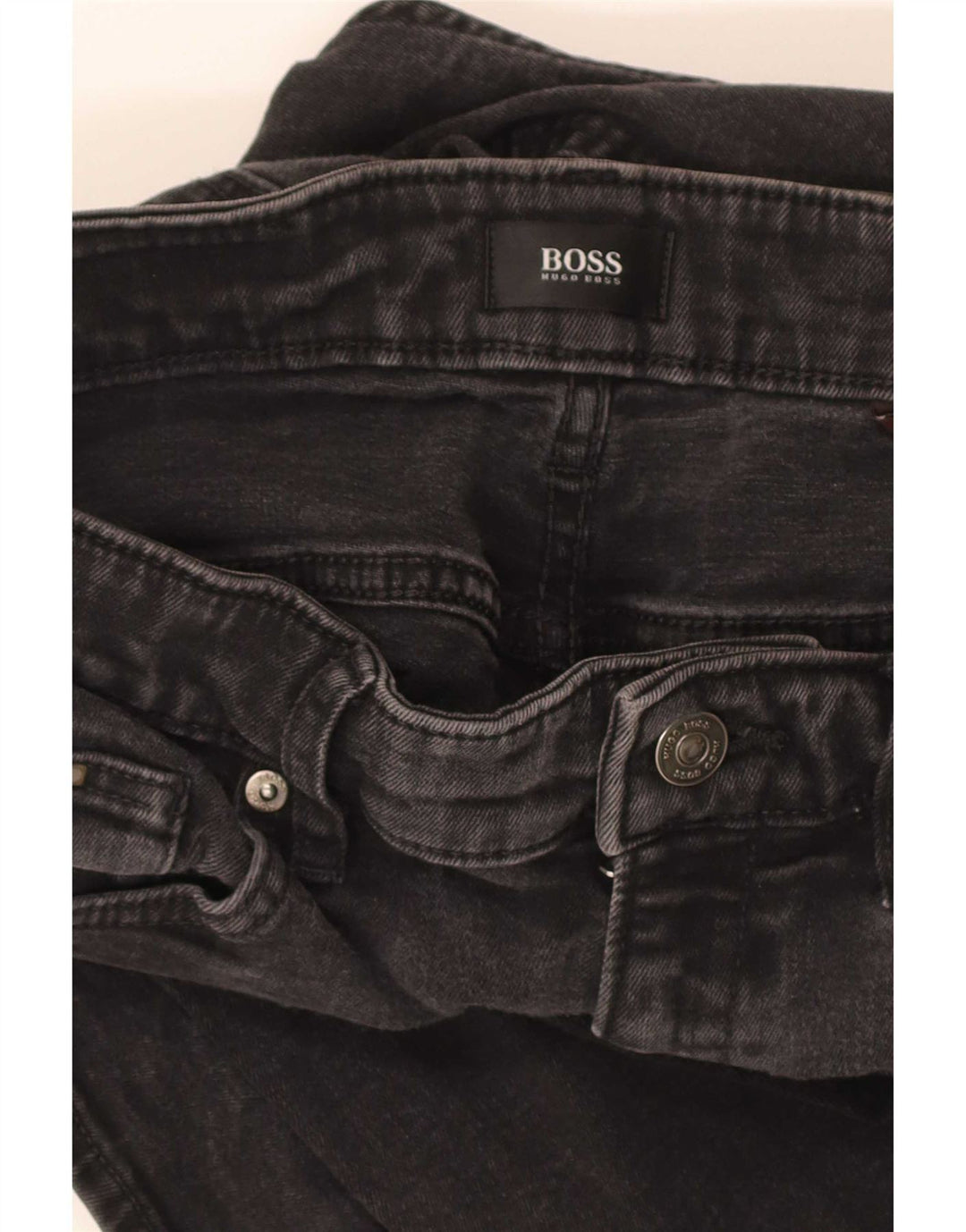 Vaqueros Hugo Boss Hombre Slim W30 L31 Algodón Negro