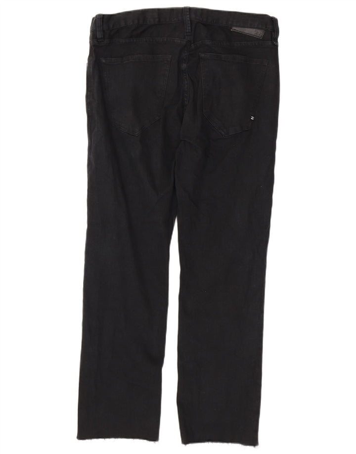 BILLABONG Vaqueros rectos para hombre W32 L29 Algodón negro
