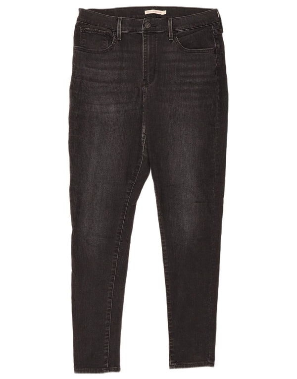 Levi's Vaqueros súper ajustados de talle alto 720 para mujer W31 L30 Algodón negro