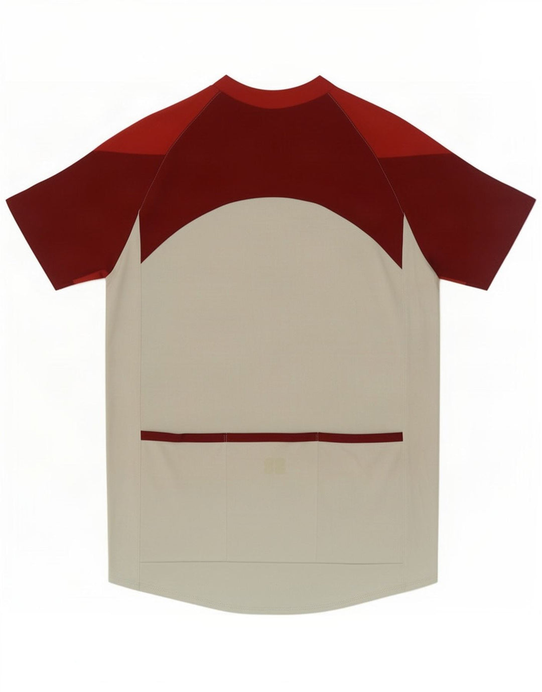 Nike Camiseta con cuello y cremallera para hombre Top grande gris color block Poliéster