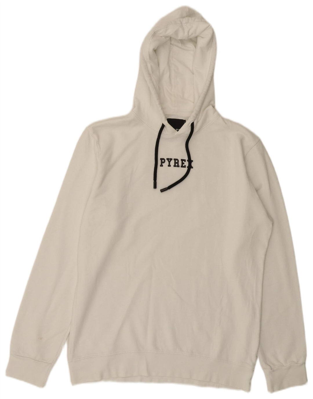 Pyrex - Sudadera con capucha para hombre, talla XL, algodón blanco