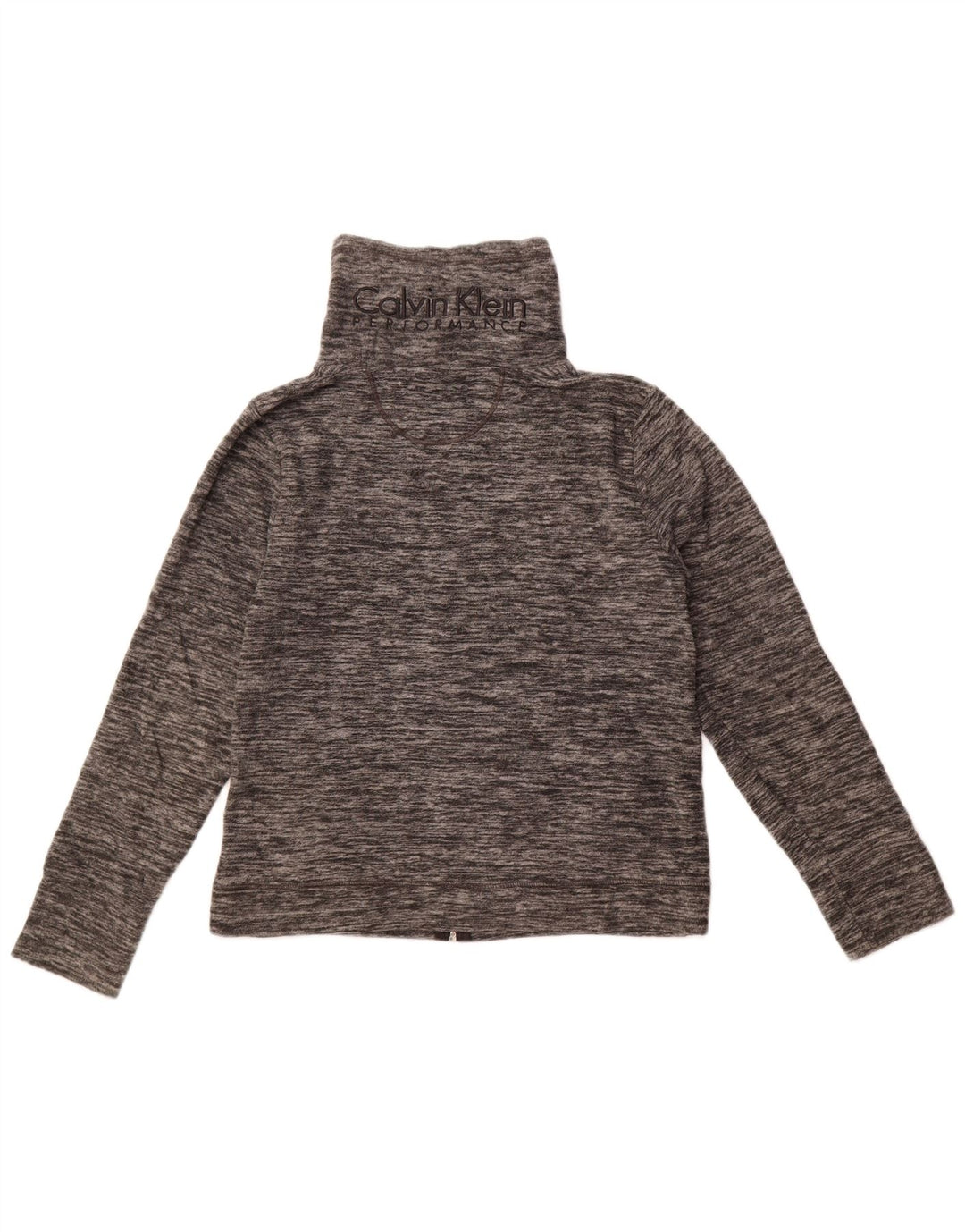 Calvin Klein Chaqueta de forro polar para mujer UK 10 Small Grey Moteado