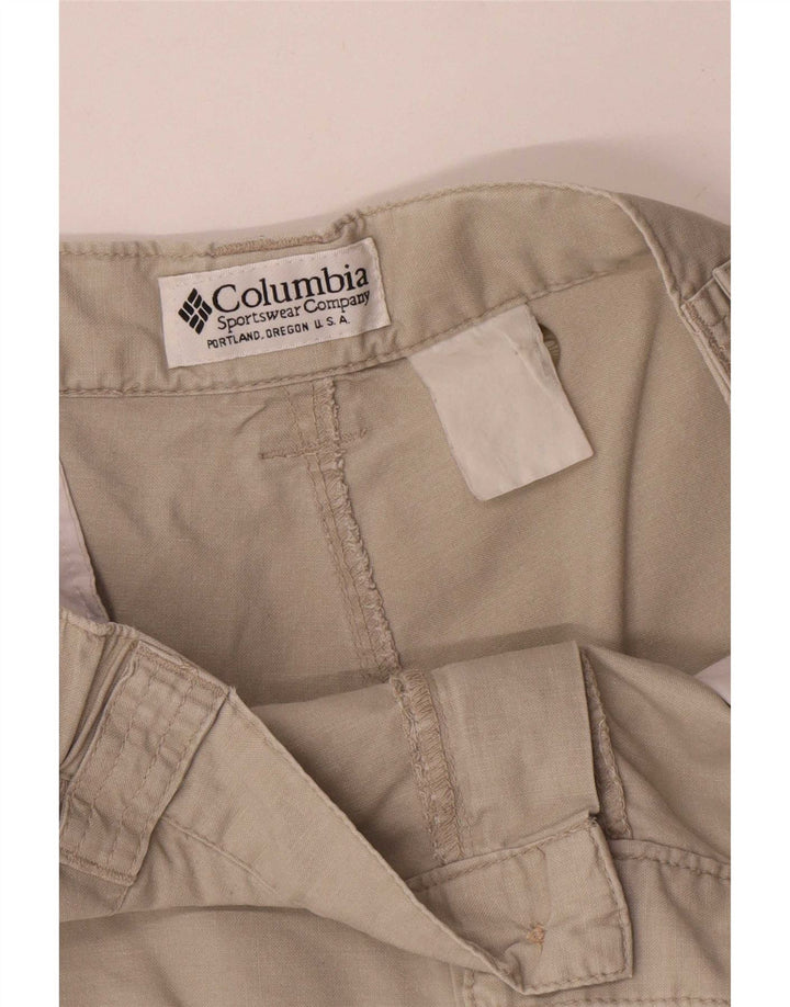 Columbia Pantalones cortos tipo cargo para hombre W36 Large Beige
