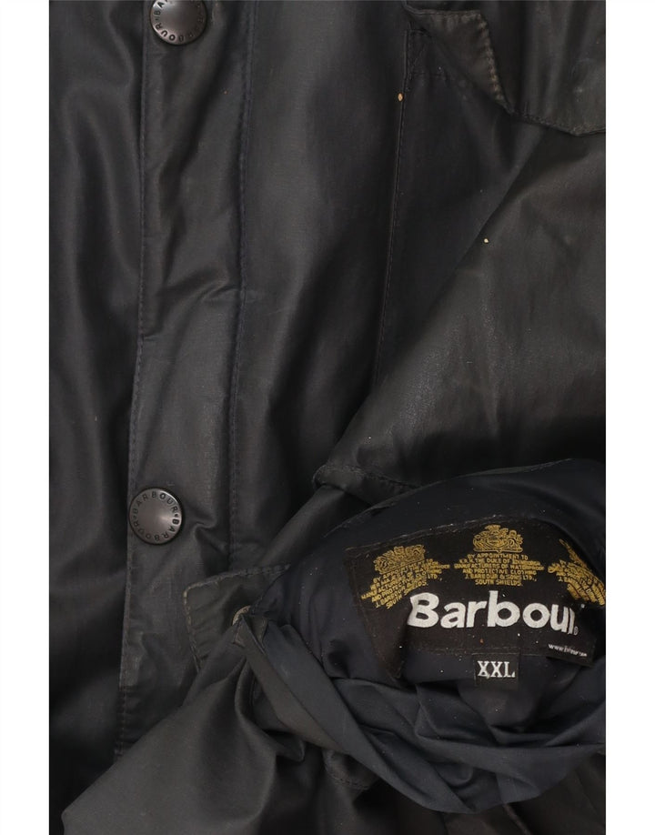 Barbour Chaqueta reversible de algodón encerado para hombre UK 44 2XL Azul marino