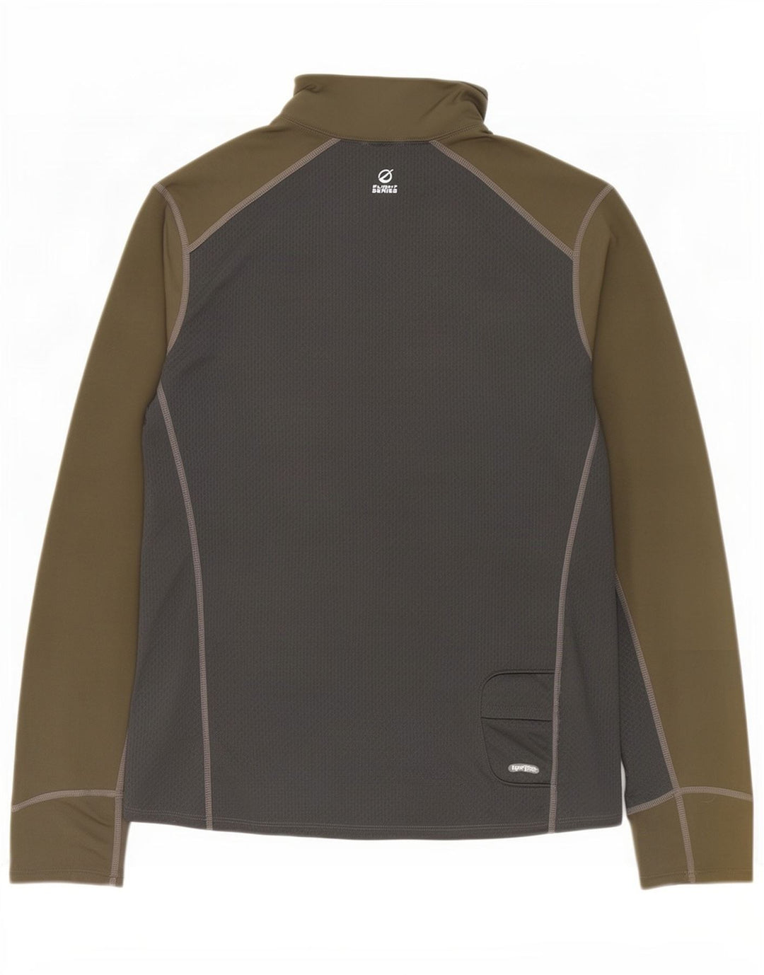 The North Face Sudadera con cremallera y cuello en color caqui para hombre