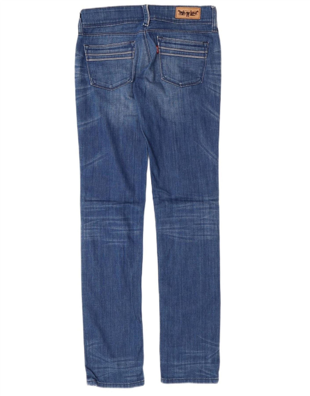LEVI'S Vaqueros Slim Mujer W28 L32 Algodón Azul