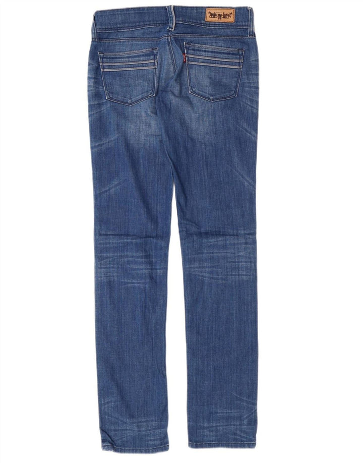 LEVI'S Vaqueros Slim Mujer W28 L32 Algodón Azul