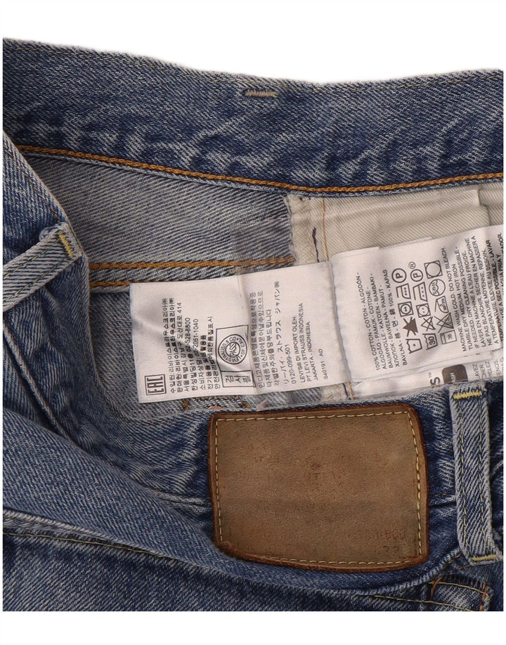 Vaqueros rectos Levi's para hombre W34 L32 Algodón azul