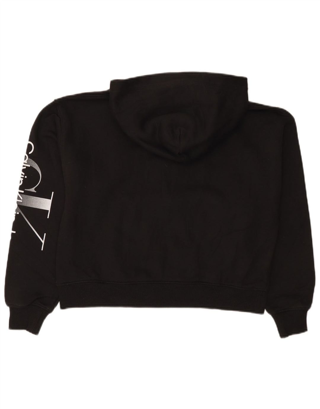 CALVIN KLEIN JEANS Jersey con capucha extragrande para mujer UK 10 Small Black