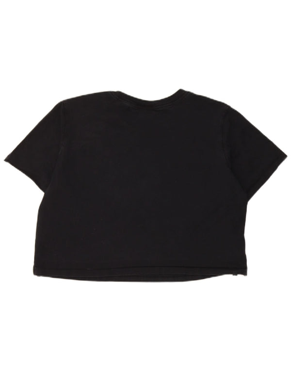 Nike Camiseta corta gráfica para mujer UK 46 Grande Algodón negro