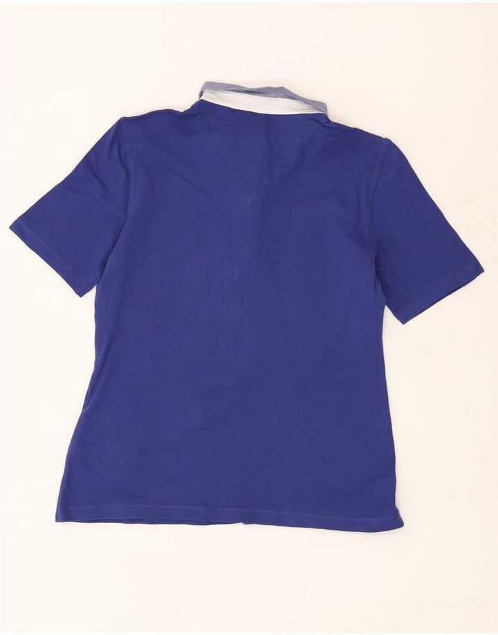 Fay Polo para mujer UK 44 Grande Algodón azul