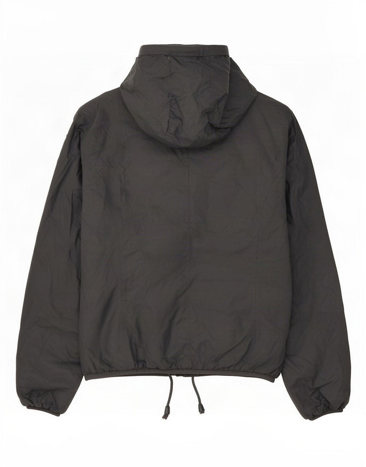 K-Way Chaqueta cortavientos con capucha para mujer UK 8 Small Gris Poliamida