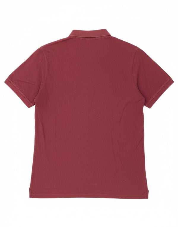 Polo Bench Hombre XL Algodón Burdeos