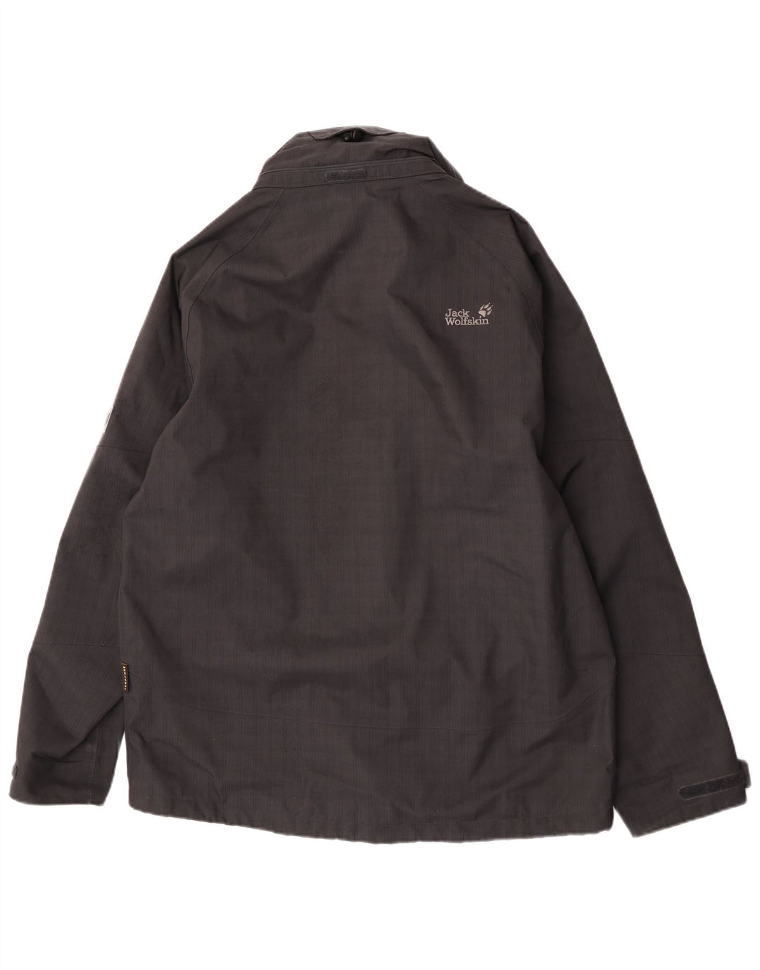 Jack Wolfskin Chaqueta impermeable para hombre UK 40 Large Poliéster negro