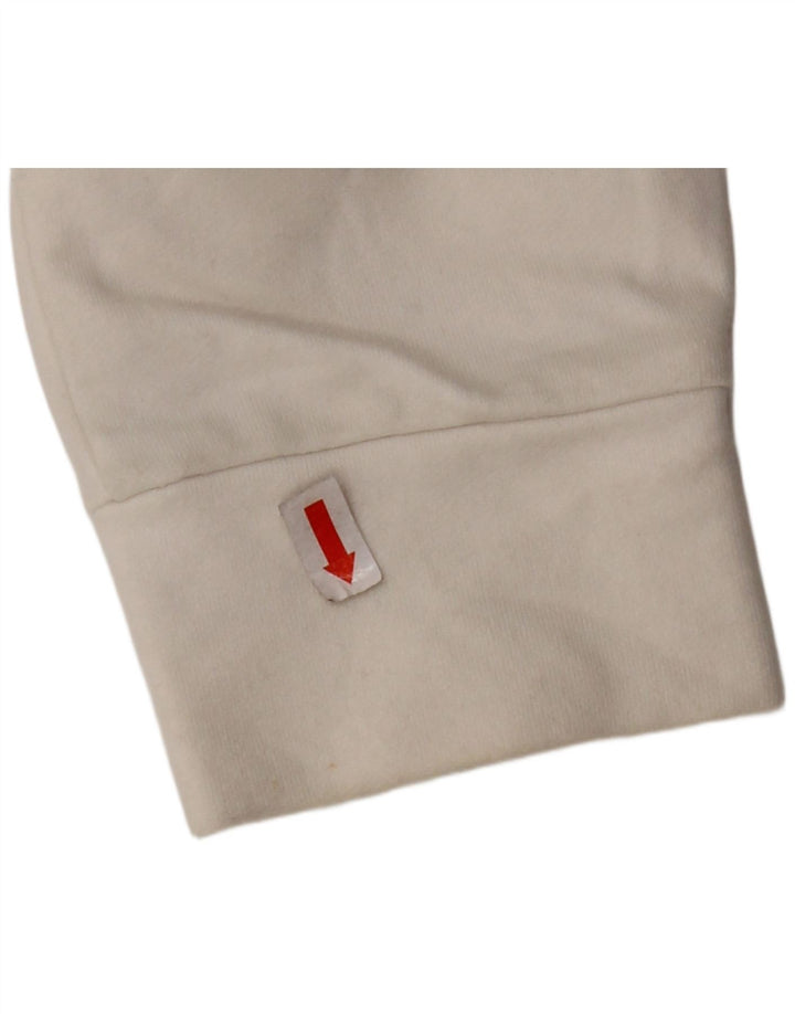 NORTH SAILS Suéter con capucha y cremallera para hombre 2XS Algodón blanco