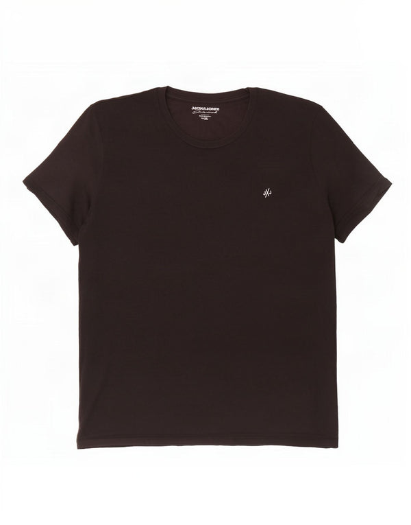 Jack & Jones Hombre Camiseta Top XL Algodón Negro