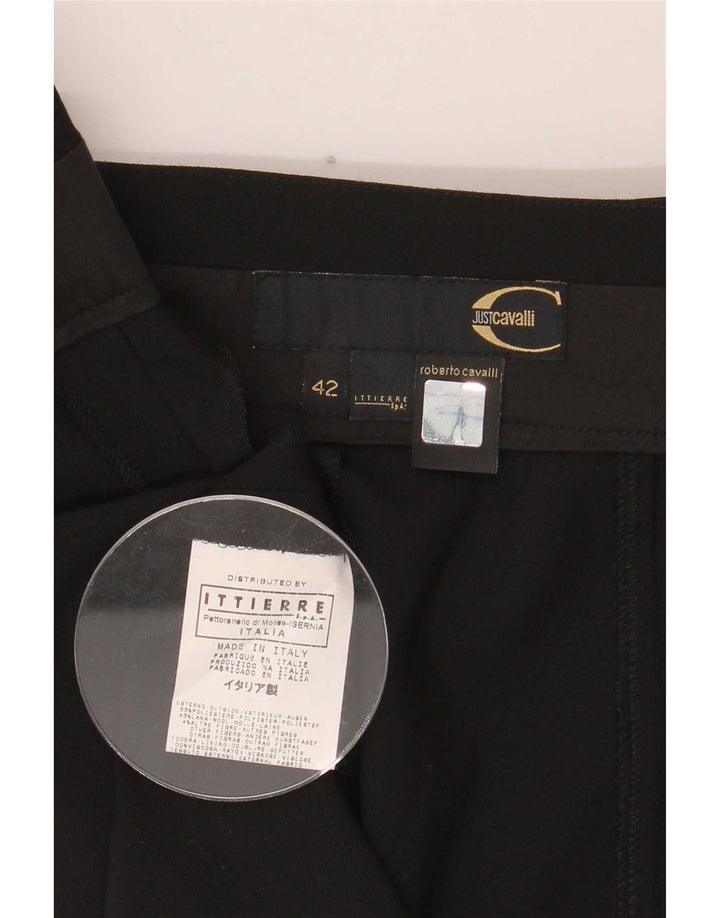 Falda lápiz para mujer Just Cavalli IT 42 Medium W28 Poliéster negro