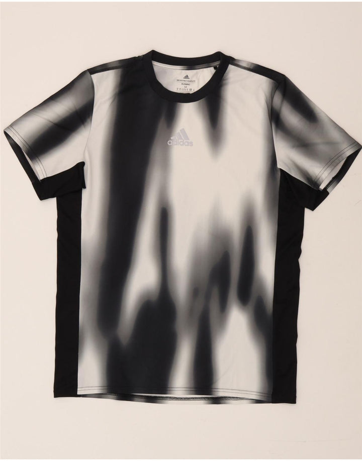 Adidas Hombre Aeroready Camiseta Top Medium Negro Tie Dye