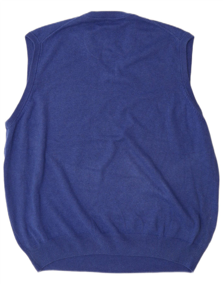 Marks & Spencer - Camiseta sin mangas para hombre, color azul, 2XL, algodón azul