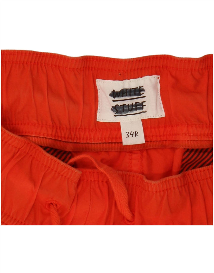 Pantalones cortos tipo cargo para hombre White Stuff W34 L naranja