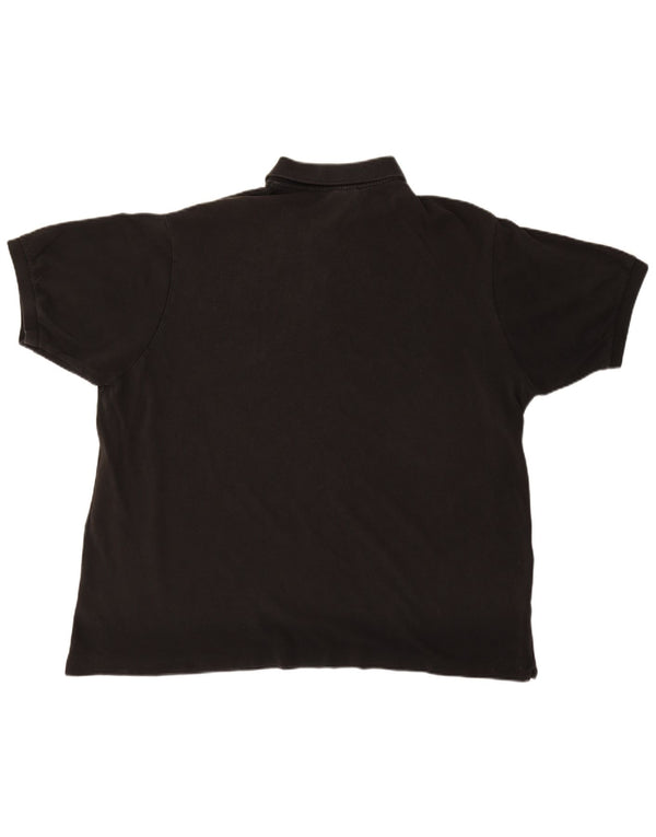 LACOSTE Polo para hombre Talla 9 4XL Algodón negro