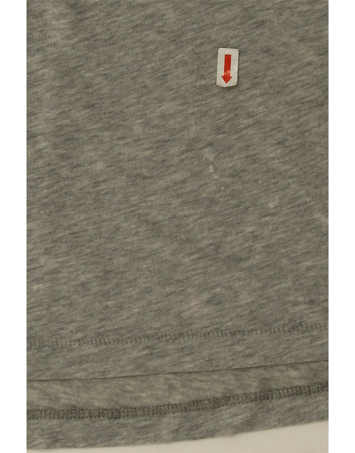 Nike Camiseta de gran tamaño para mujer con gráfico, talla 40, talla grande, color gris moteado
