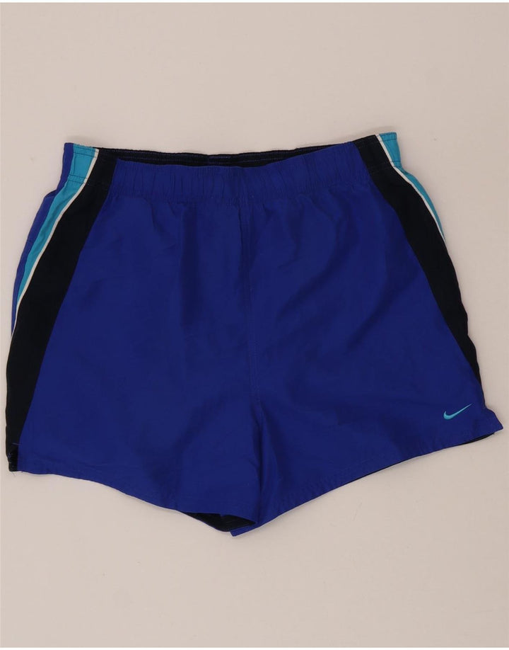 Pantalón corto deportivo Nike para hombre Azul medio Colorblock Poliéster
