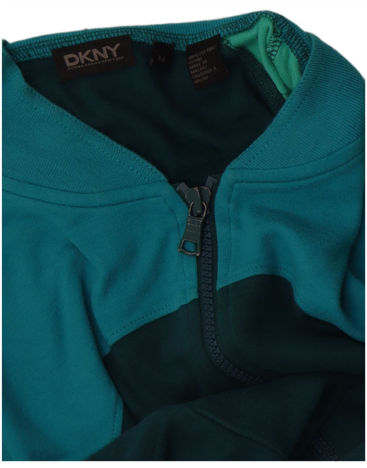 Dkny Hombre Chaqueta De Chándal De Algodón Color Block Verde Medio