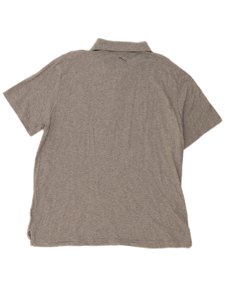 PUMA Polo para hombre XL gris color block