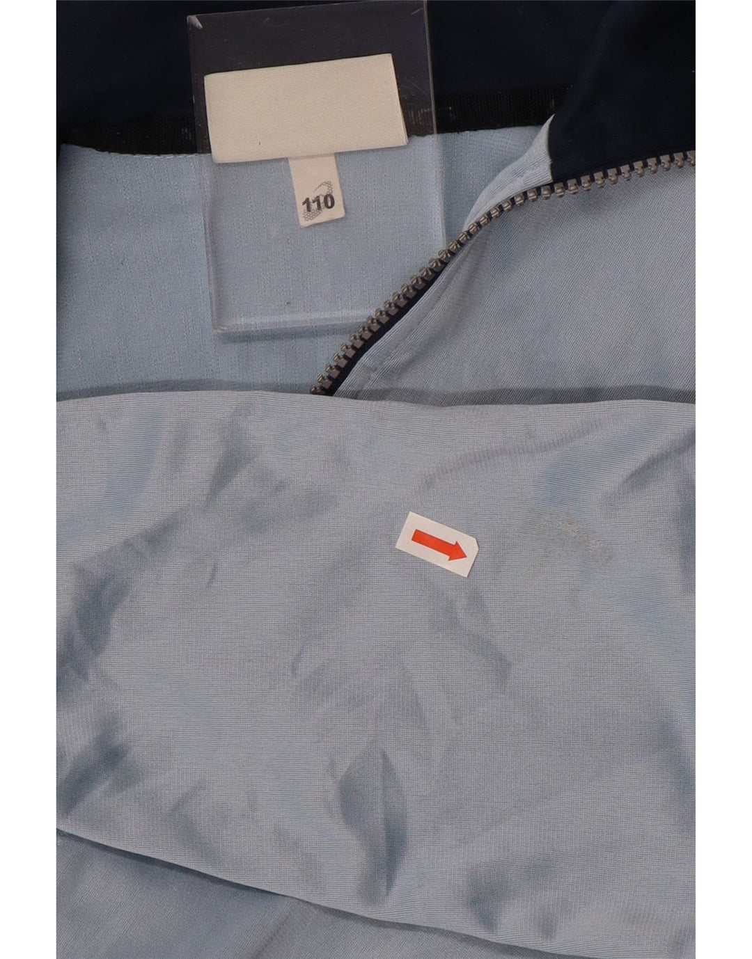 ASICS Chaqueta de chándal para niño 5-6 años Azul Colorblock