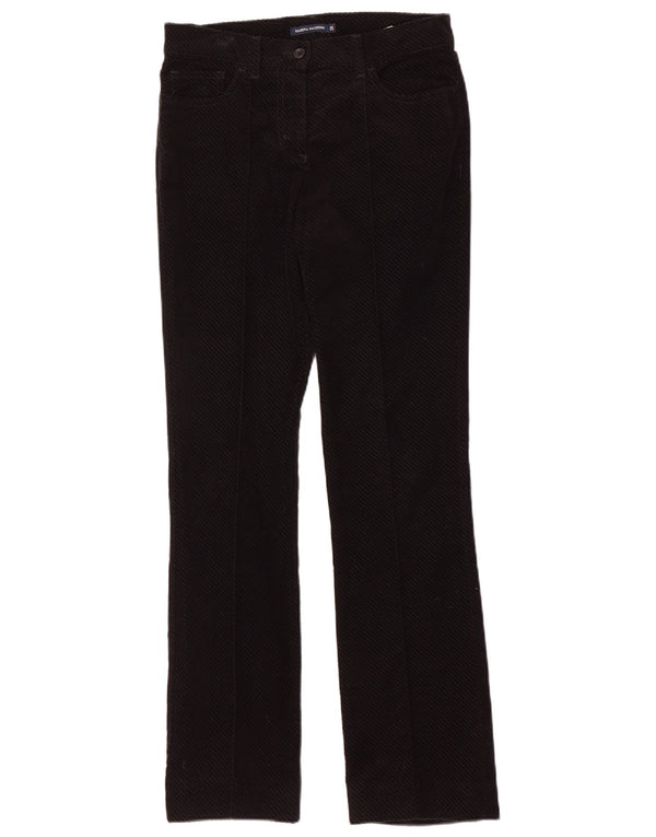 Marina Yachting Pantalón De Pana Bootcut Mujer W28 L31 Algodón Negro