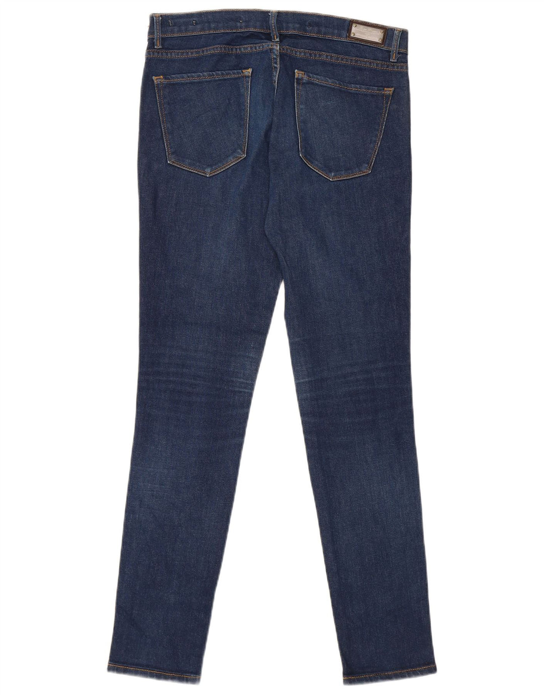 ZARA Mujer Vaqueros Slim EU 36 XS W26 L29 Azul Algodón