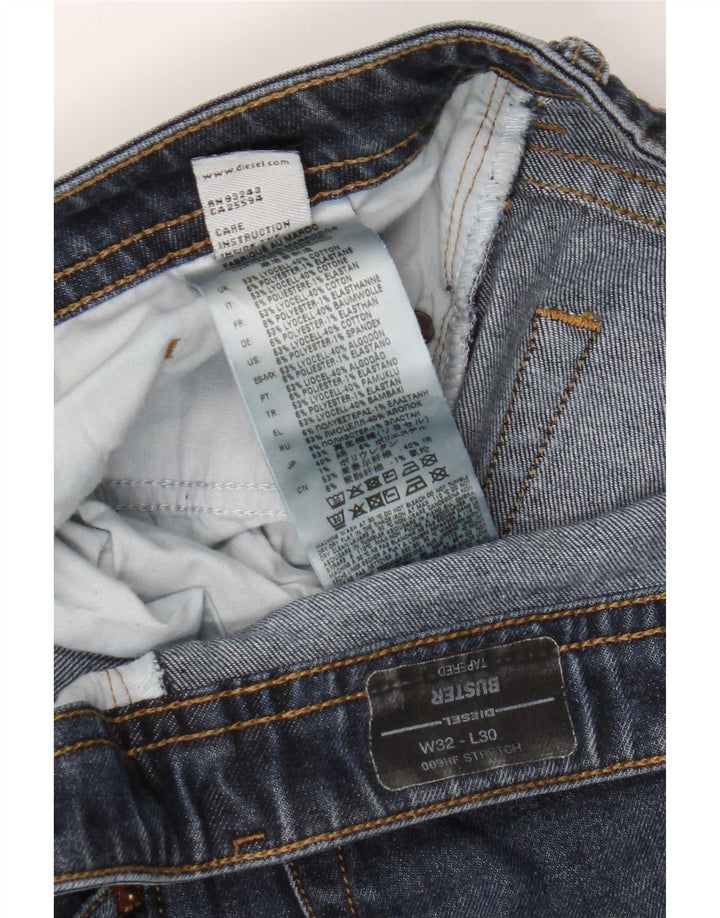 Vaqueros Diesel Buster Tapered Para Hombre W32 L30 Lyocell Azul