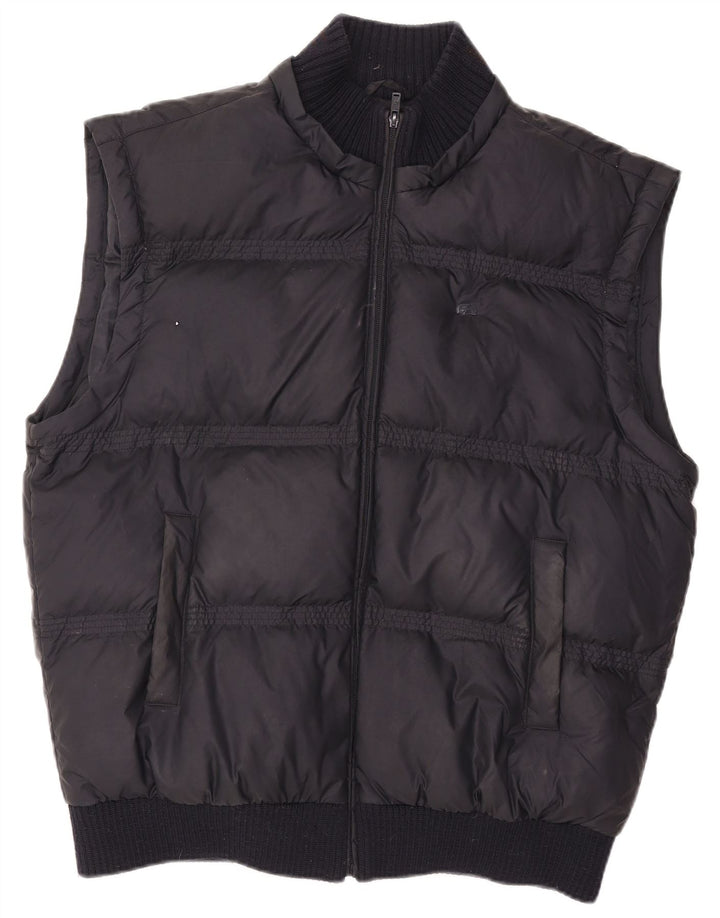 Lacoste Chaleco acolchado para hombre IT 58 3XL Poliéster azul marino