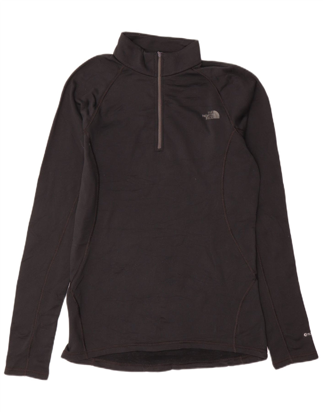 The North Face Top Regular Fit Con Cremallera Y Cuello Para Hombre Manga Larga Mediano Negro