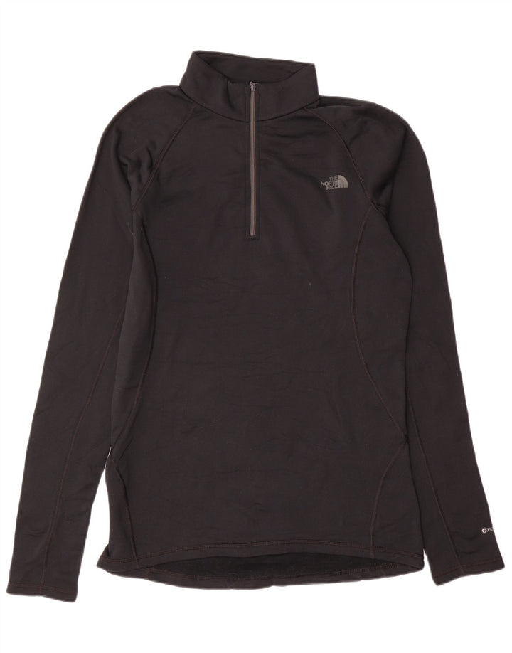 The North Face Top Regular Fit Con Cremallera Y Cuello Para Hombre Manga Larga Mediano Negro