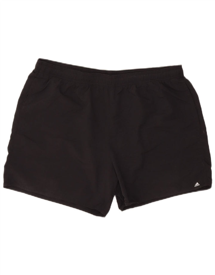 Adidas Pantalones cortos deportivos para hombre 2XL Nylon negro
