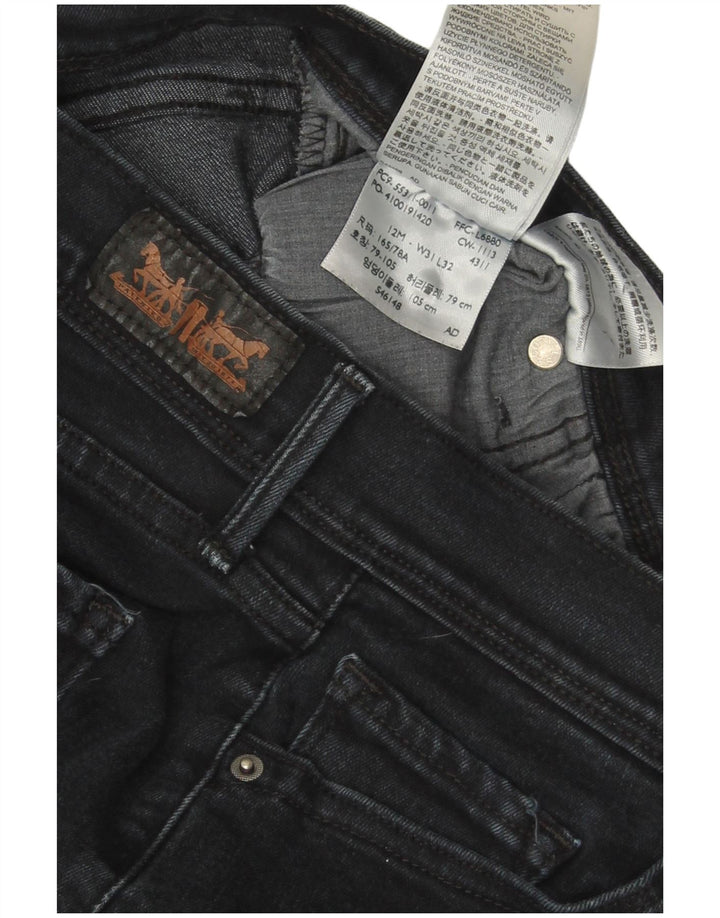 LEVI'S Jeans ajustados 512 para mujer US 12 Large W31 L32 Azul marino