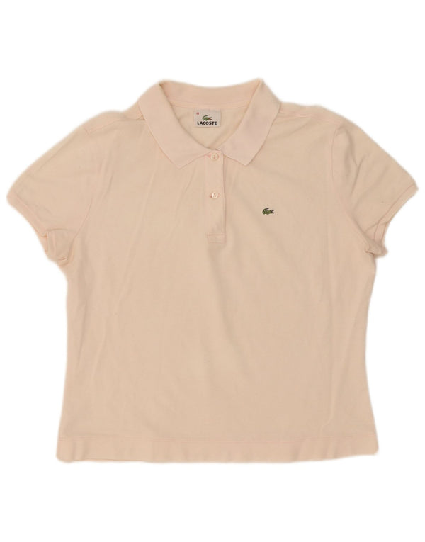 Polo Lacoste Mujer Talla 48 XL Algodón Rosa