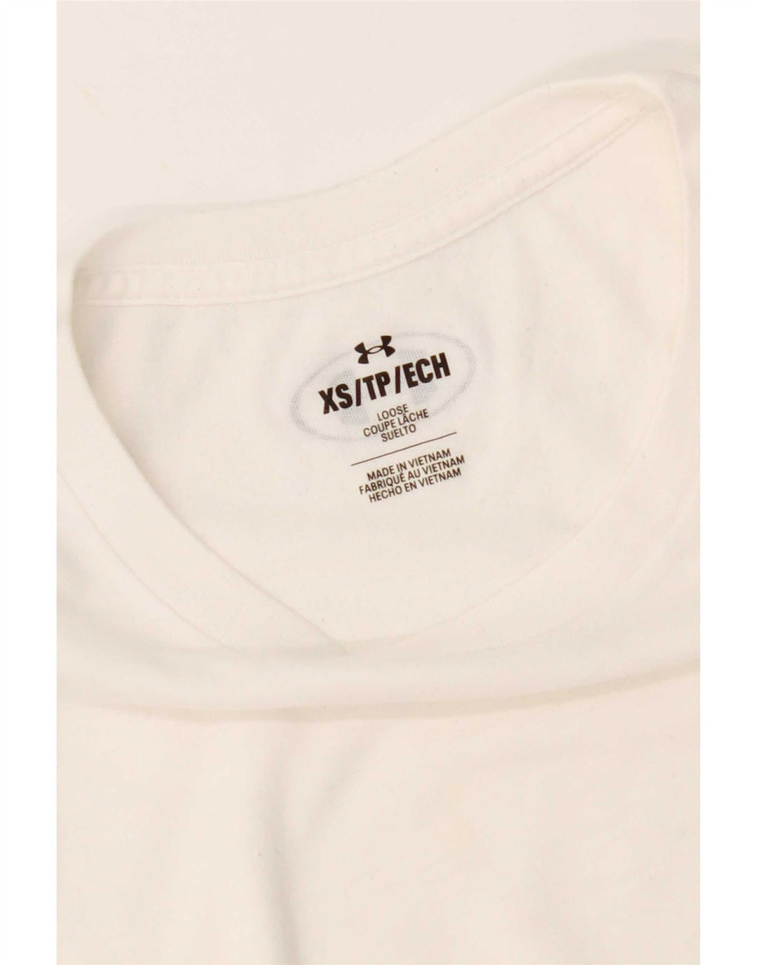 Camiseta Under Armour Hombre Top XS Blanco