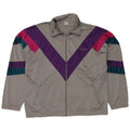 MC CRAE'S Chaqueta de chándal para hombre XL Gris Colorblock Poliéster