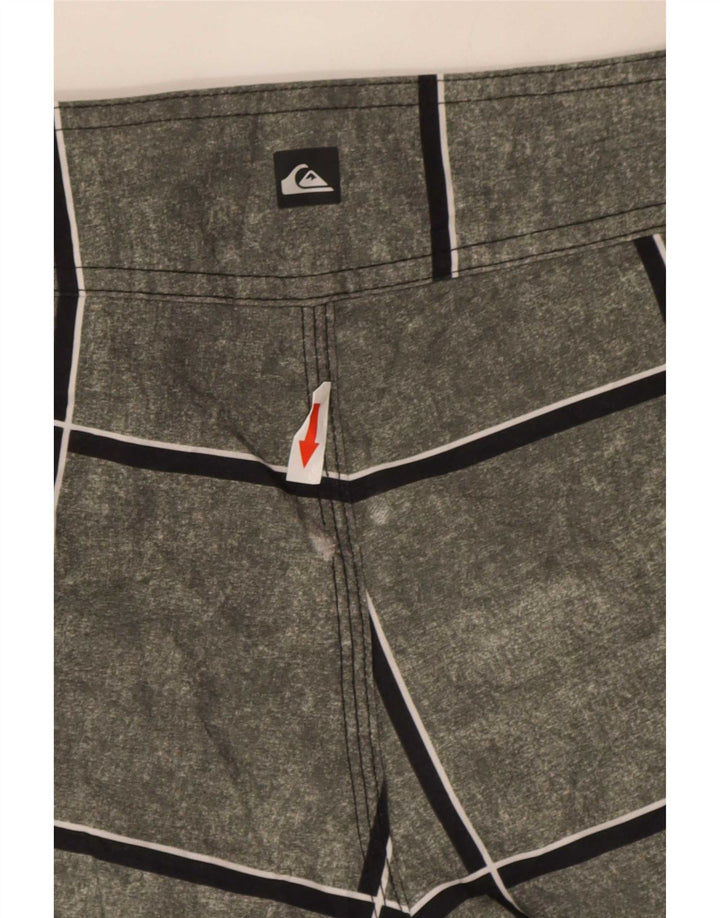 Bañador Quiksilver Hombre Small Grey Check Poliacrílico