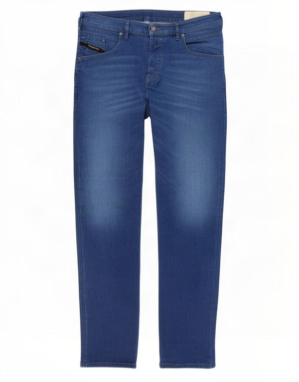 Diesel Hombre D-Bazer Slim Fit Tapered Jeans W34 L34 Algodón Azul