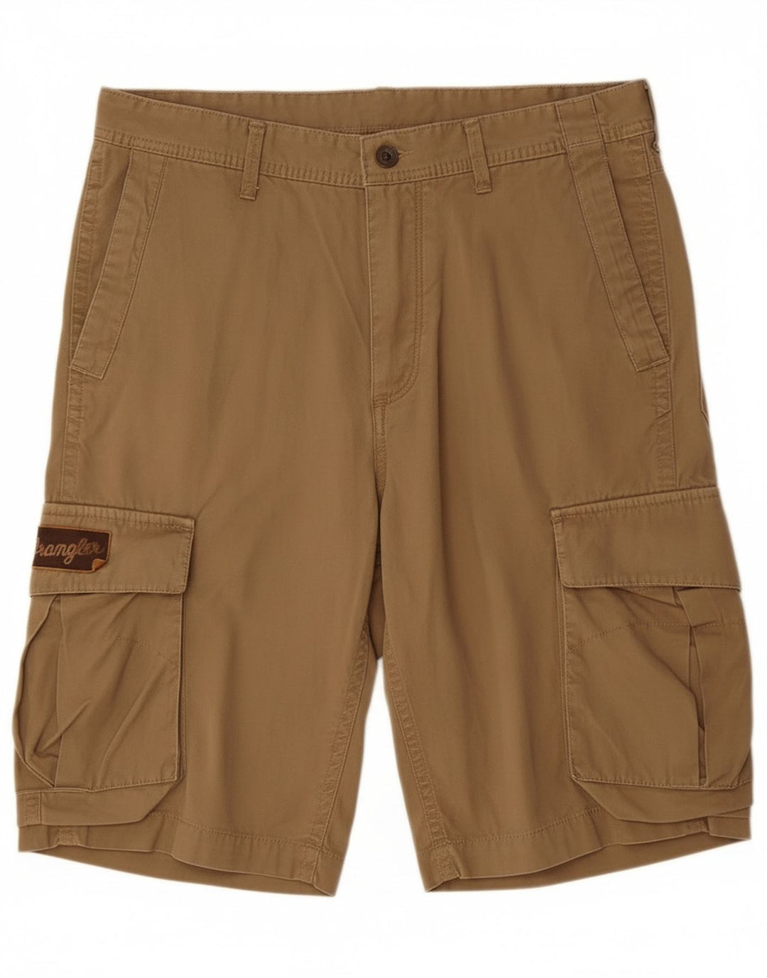 Wrangler Pantalones cortos cargo para hombre W34 Algodón marrón grande