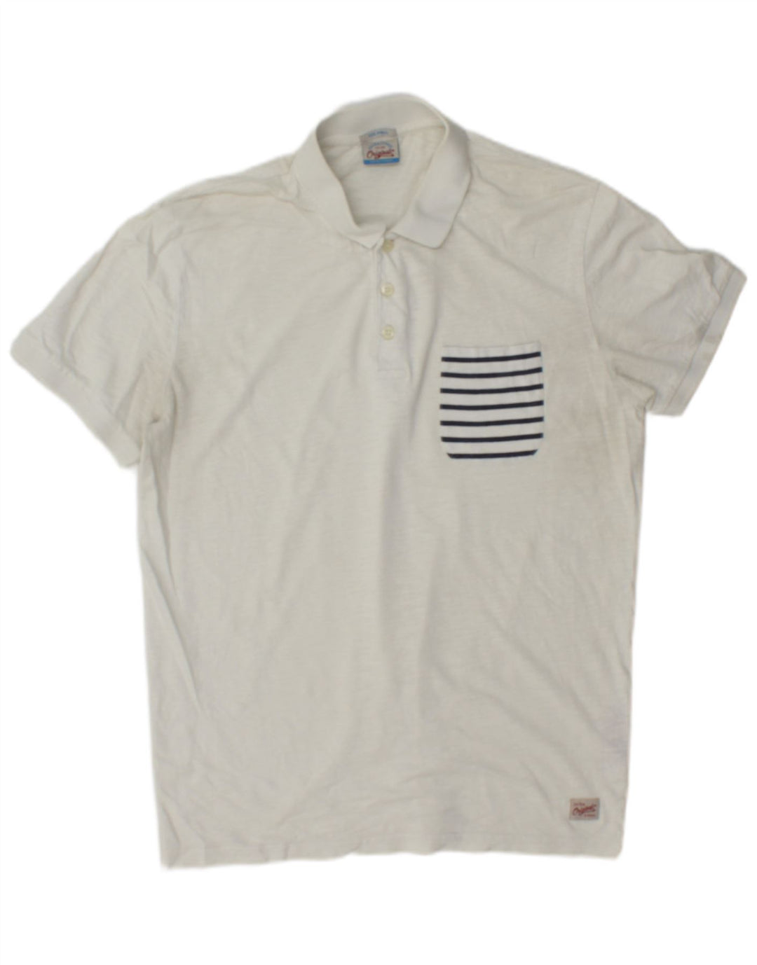 Polo Jack & Jones Hombre Small Blanco Algodón