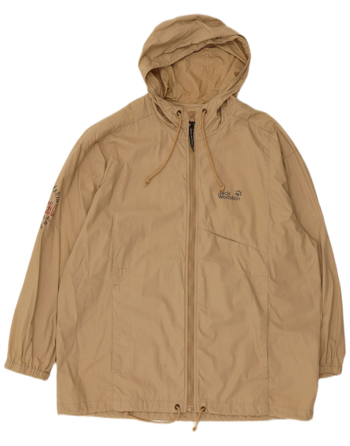 Jack Wolfskin Chaqueta Bomber con Capucha y Estampado para Hombre UK 36/38 Medium Beige